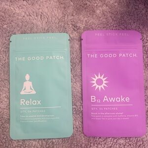 The Good Patch 4 Relax and 4 B12 Awake Patches